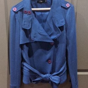 Wool royal blue jacket